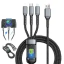 3-in-1 Super Fast Charging Cable 100w, Multifunctional Convenient Super Fast Charging Cable