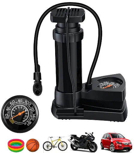 [Pump] Foot Air Pump Compressor  High Pressure Foot Air Pump for Cycles, Balloons, Footballs and Tyres